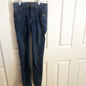Madewell 9” High Rise Skinny Jeans Women’s 23T Dark Wash Stretch